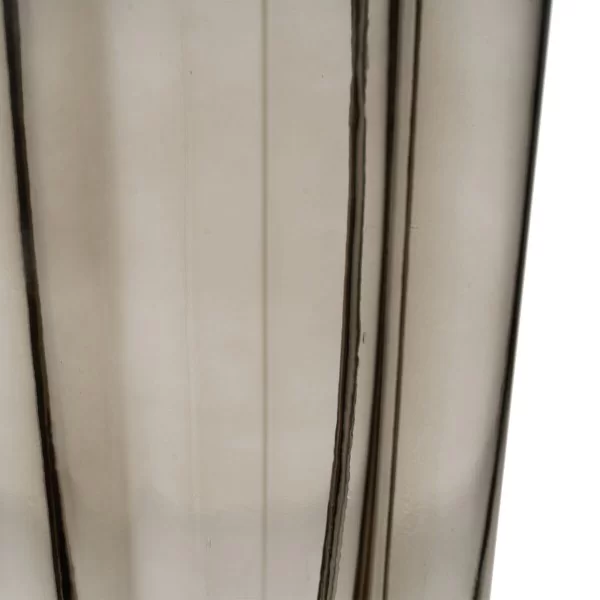 Vase Grey Crystal 15,5 x 15 x 25 cm