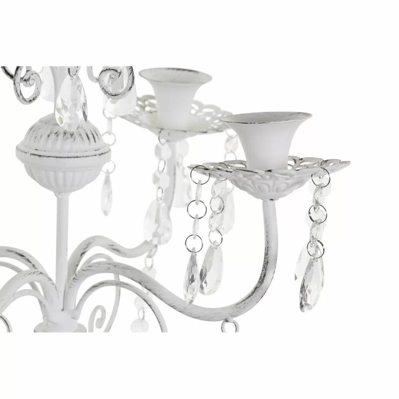 Candle Holder DKD Home Decor Metal White...