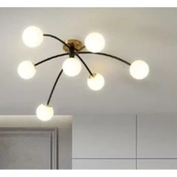 Ceiling Light DKD Home Decor Crystal Metal (78 x 78 x 35 cm) 2