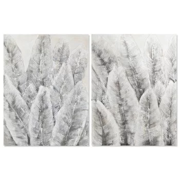 Painting Home ESPRIT Leaf of a plant Traditional 90 x 3 x...