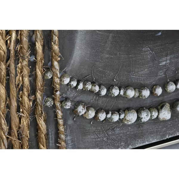 Painting Home ESPRIT Colonial African Woman 120 x 4,5 x 120 cm