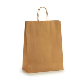 Paper Bag 32 X 12 X 50 cm Brown (25 Units) 2