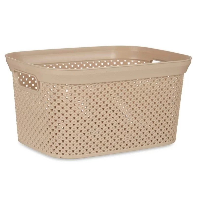 Laundry Basket Beige Plastic 5 L 19,5 x 14 x...