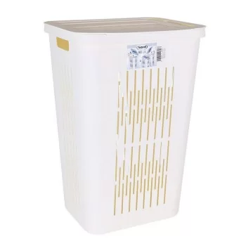 Laundry basket Inde Bella White 60 L 40,5 x 33 x 59 cm (5... 2