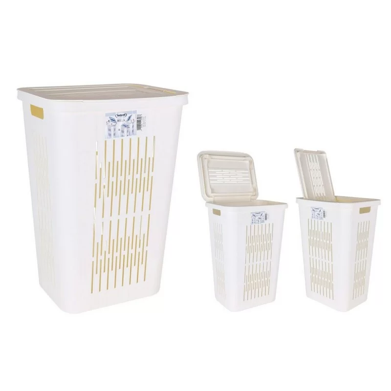 Laundry basket Inde Bella White 60 L 40,5 x 33...