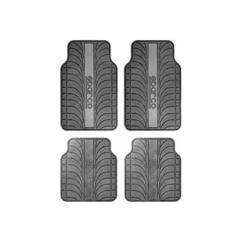 Car Floor Mat Set Sparco SPC1913GR Universal Black/Grey...