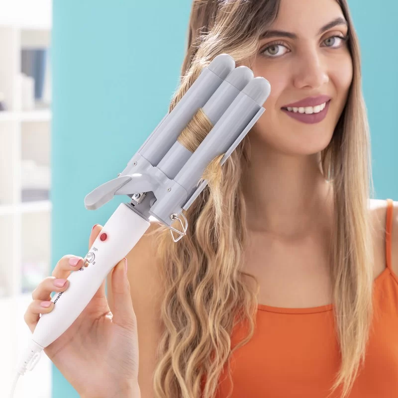 Triple Ceramic Styling Curling Iron Triler...