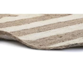 Carpet DKD Home Decor Scandi White Light brown Jute (150... 2