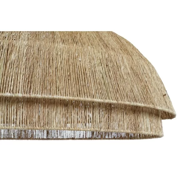 Ceiling Light DKD Home Decor Light brown Jute Iron 50 W 80 x 80 x 33 cm