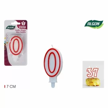 Candle Set Algon Red (36 Units) 2