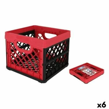 Multi-use Box Tontarelli Red Squared 33,5 x 33, x 27,9 cm...