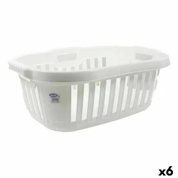 Laundry basket Tontarelli Hipster White 50 L 66 x 44 x 25...