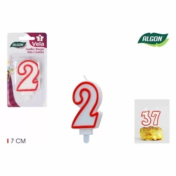 Candle Set Algon Red (36 Units) 2