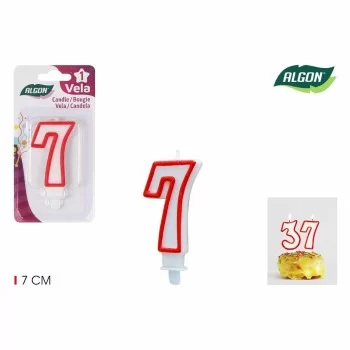 Candle Set Algon Red (36 Units) 2