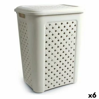 Laundry Basket Tontarelli Arianna With lid Beige 43,5 x...