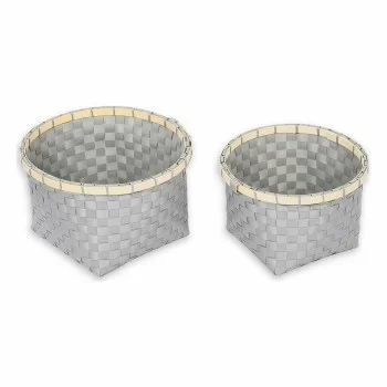 Basket set Confortime 2 Pieces Circular 26 x 26 x 17 cm... 2