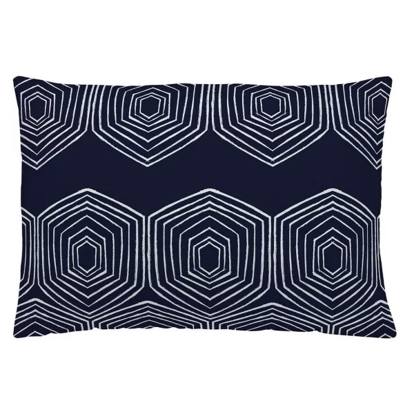 Cushion cover Naturals Blue Mand (50 x 30 cm)