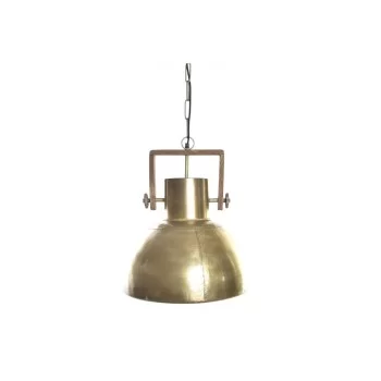Ceiling Light DKD Home Decor Brown Golden Metal Mango...