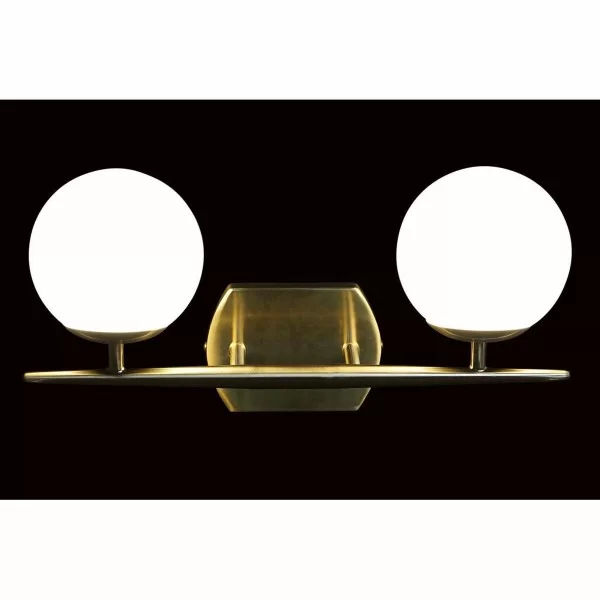 Wall Lamp DKD Home Decor Crystal Golden Metal White 220 V 40 W (42 x 15 x 20 cm)