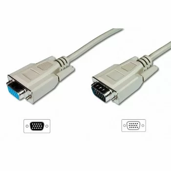 VGA Extension Cable Digitus AK-310200-018-E Grey 1,8 m...
