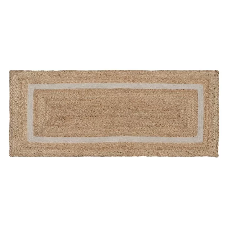 Carpet Natural White Jute 170 x 70 cm