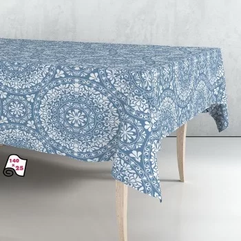 Tablecloth roll Exma Oilcloth Blue Mandala 140 cm x 25 m 2