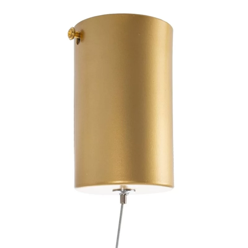 Ceiling Light 120 x 33 x 33 cm Crystal Golden...