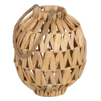 Lantern Candleholder Lantern Beige Metal Crystal Water...