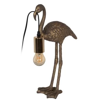 Desk lamp Flamingo Golden Polyresin 40 W 220-240 V 23 x...