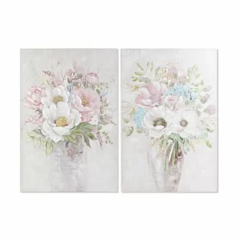 Painting DKD Home Decor Vase 80 x 3 x 120 cm Shabby Chic...