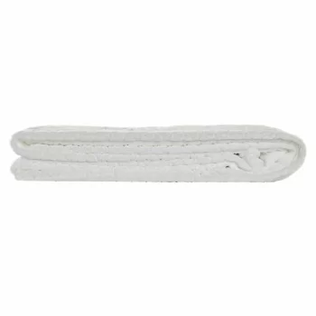 Blanket DKD Home Decor Arrows 150 x 200 x 2 cm Ivory Basic 2
