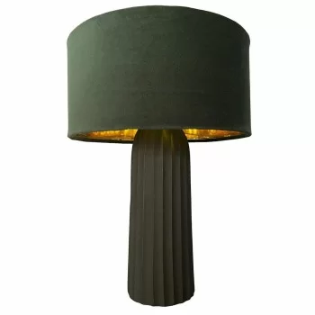 Desk lamp DKD Home Decor Velvet Aluminium Green (26 x 26...