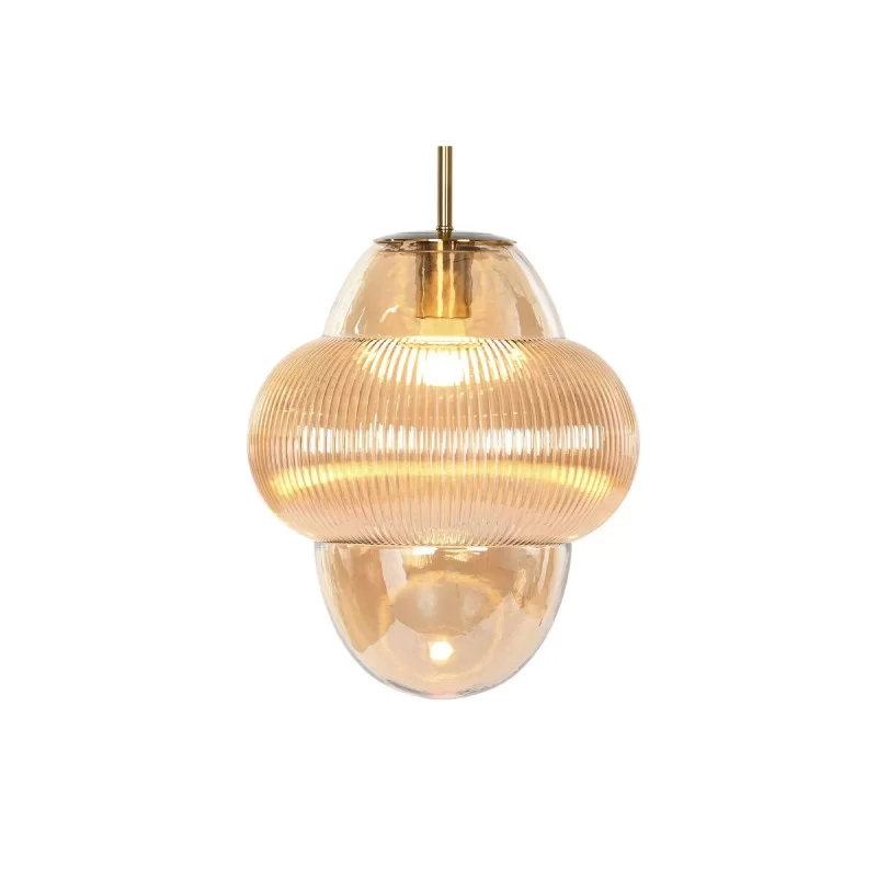Ceiling Light Home ESPRIT Amber Crystal 50 W 30...