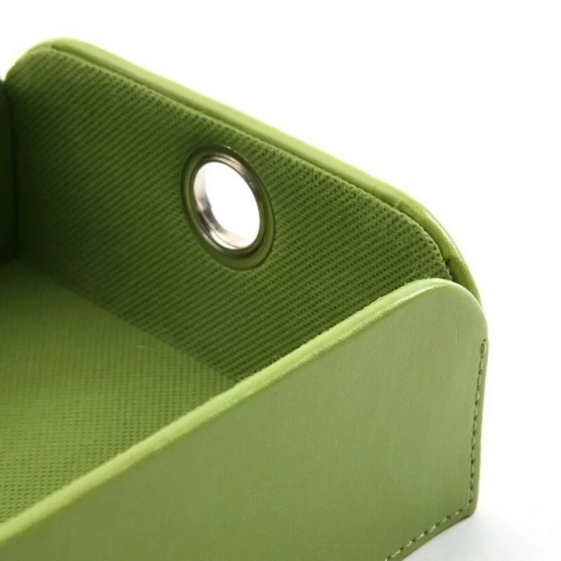 Valet Tray Versa Silver Polyskin Metal (13 x...