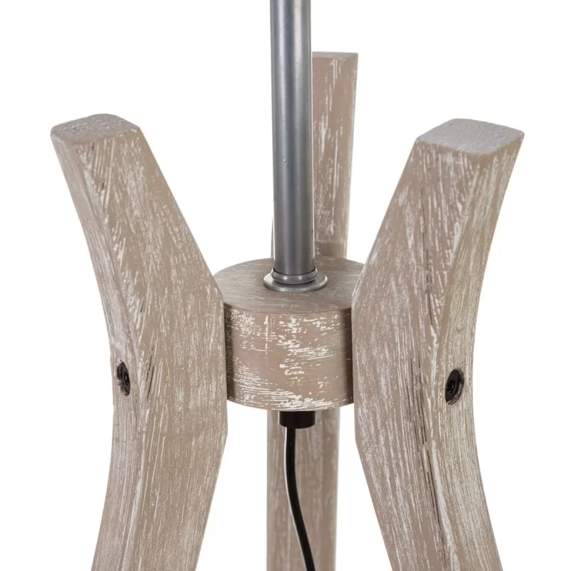 Desk lamp White Linen Wood 60 W 220 V 240 V...