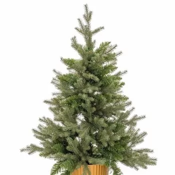 Christmas Tree Green Golden Polyethylene 58 x 58 x 90 cm 2