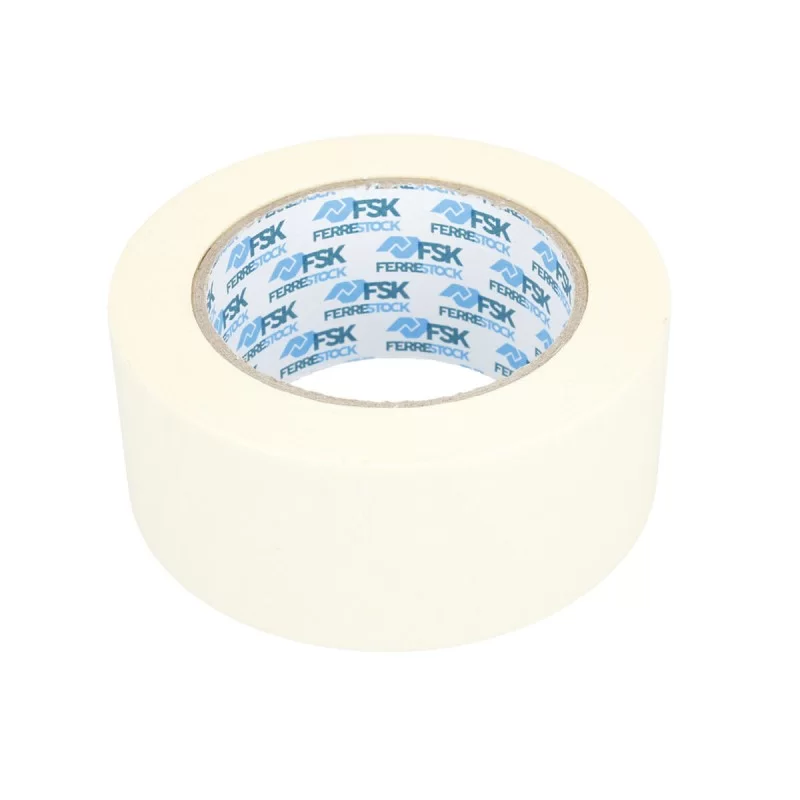 Adhesive Tape Ferrestock Beige White 50 mm x 50 m