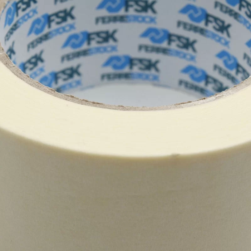 Adhesive Tape Ferrestock Beige White 50 mm x 50 m