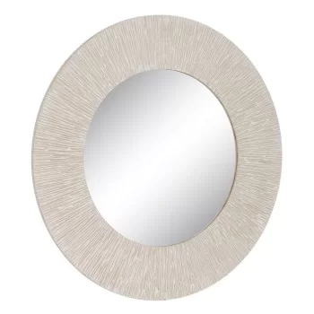 Wall mirror White Wood 90 x 2 x 90 cm 2