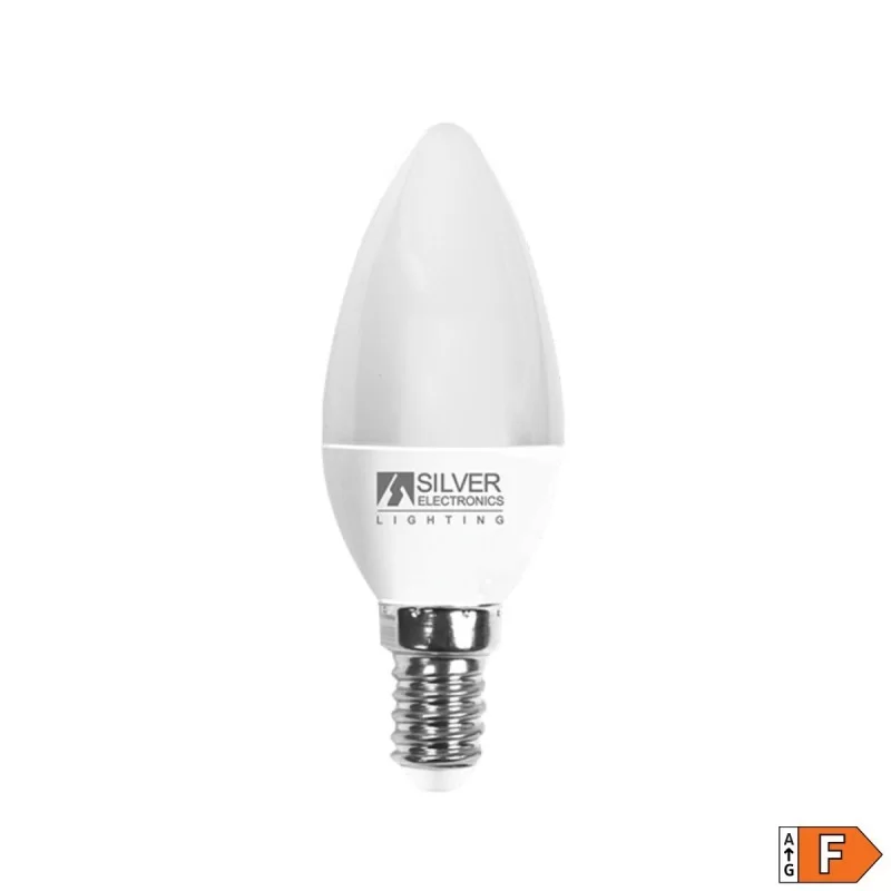Candle LED Light Bulb Silver Electronics White...