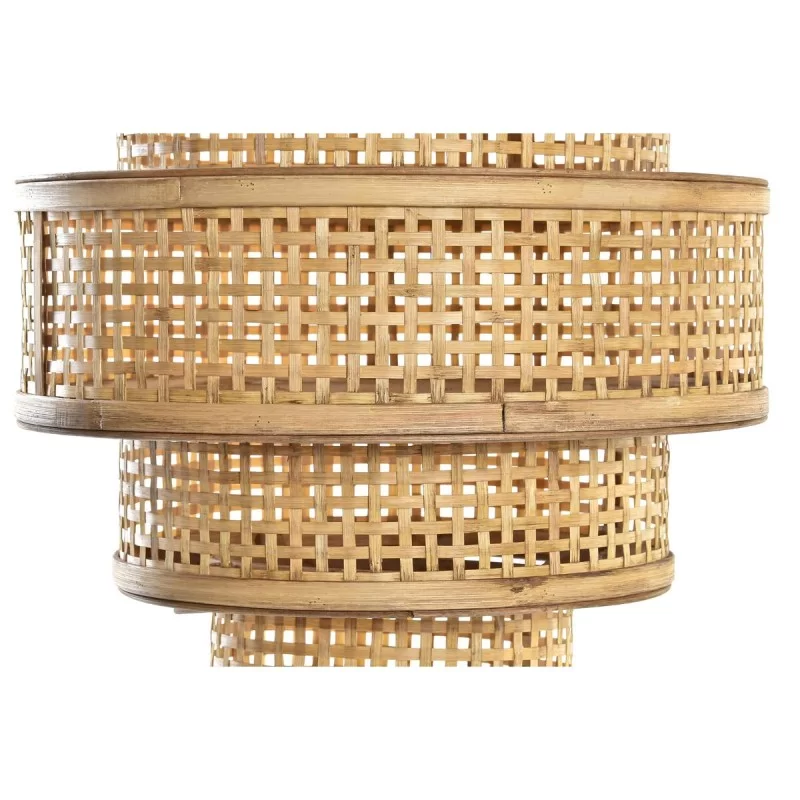 Ceiling Light DKD Home Decor Brown Bamboo 50 W...