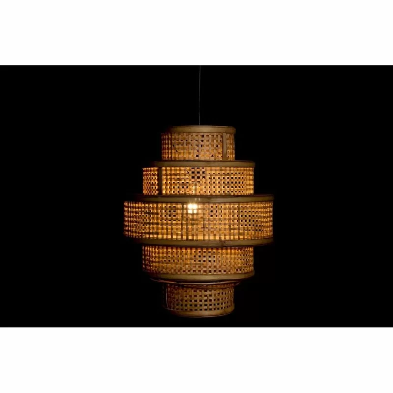 Ceiling Light DKD Home Decor Brown Bamboo 50 W...