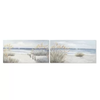 Painting DKD Home Decor Beach Mediterranean 140 x 3 x 70...