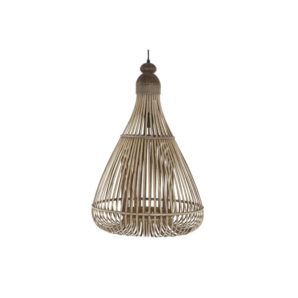Ceiling Light DKD Home Decor 44 x 44 x 75 cm Brown Rattan