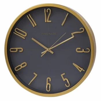 Wall Clock Timemark Grey Ø 34 cm
