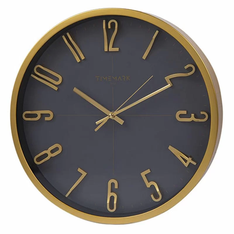 Wall Clock Timemark Grey Ø 34 cm