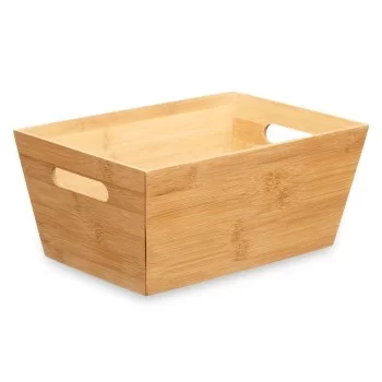 Multi-purpose basket Natural Bamboo 15 x 29 x 8,5 cm (12... 2