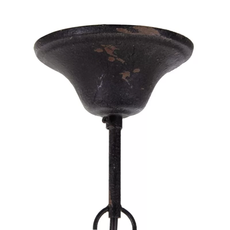 Ceiling Light 54,5 x 54,5 x 74 cm Metal Wood White