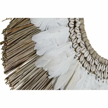 Wall Decoration DKD Home Decor Brown White Feather Fibre... 2
