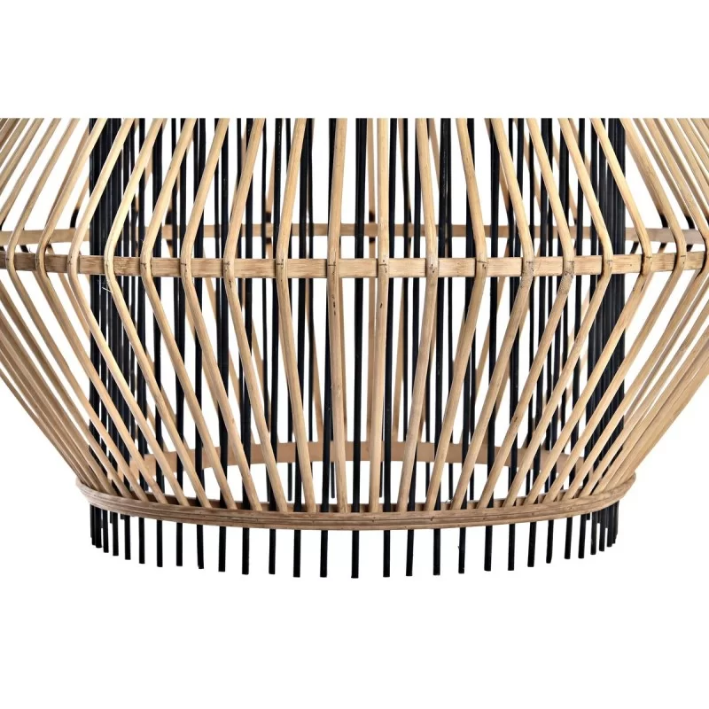 Ceiling Light DKD Home Decor Brown Black Bamboo...